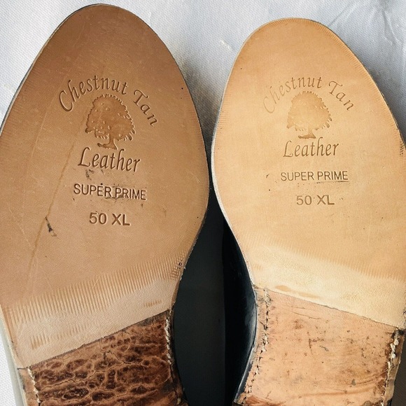 Allen Edmond Grayson Chestnut Tan Leather USA Tassel 11.5 C Men 8712 EUC main image 5